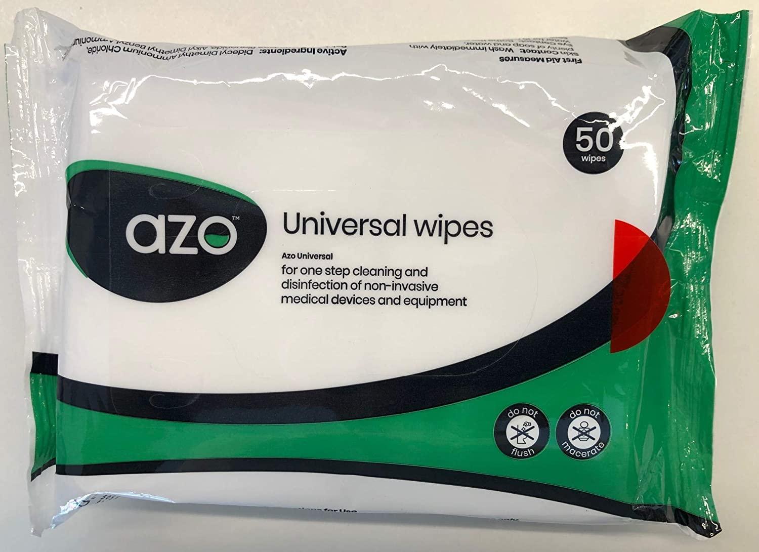 50 Universal Medical Grade Wipes - Safe 2 Stay